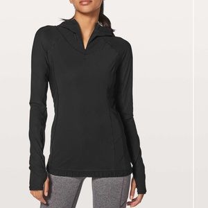 Lululemon black Waterbound Hoodie top, 10